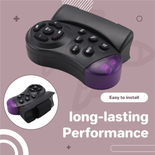 Universal Steering Wheel Wireless Remote Control 11 Buttons for Car CD DVD MP5 Player