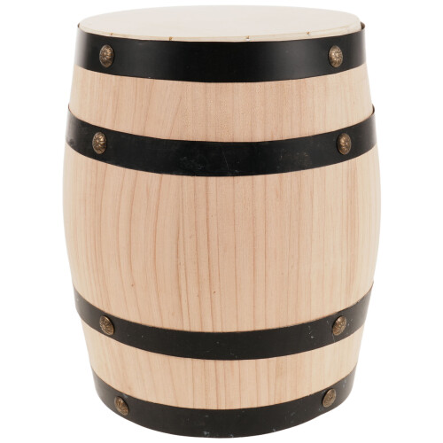 2St Compacte Wijnvat Beige Rustiek Decor 1