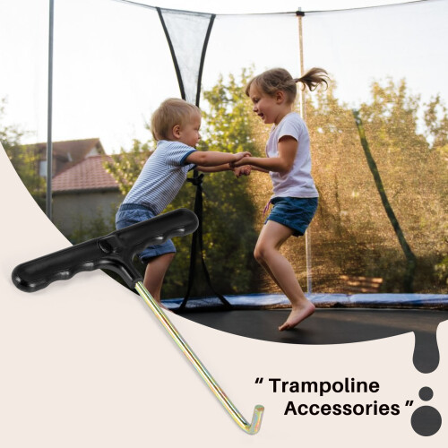 Trampoline Spring Pull Tool T-Hook Spring Puller Tool to Pull a Trampoline Spring 2