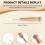 Bread Bakers Cutter Slashing Tool Dough Making  Wood Handle Bakeware for Bread Bakeware Kitchen with 5X Blades 7