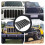 Honeycomb Mesh Front Grill Inserts Kit for 1997-2006   TJ & Unlimited - (7PCS) 6