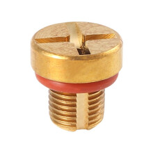 17111712788 Radiator Overflow Coolant Expansion Tank Bleeder Screw Gold for  E36 E39 E46 Etc.