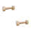 6Pièces Décoration Vis Bois Beige Multiusage Jouet Éducatif 6