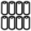 24Pièces Silencieux Silicone Pour Noir Protège Bruit 1