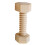 6Pièces Décoration Vis Bois Beige Multiusage Jouet Éducatif 1