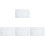 4Pièces Piano Clavier Electronique Transparente Durable Peva 4