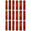 18Pièces Porte-Couverts Bois Marron Pour Décoration Table 9