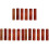 18Pièces Porte-Couverts Bois Marron Pour Décoration Table 4