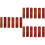 18Pièces Porte-Couverts Bois Marron Pour Décoration Table 8
