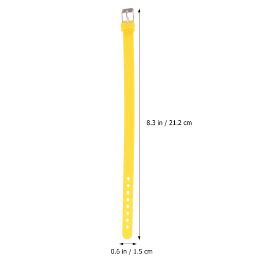 2Pièces Bracelet Silicone Enfant Durable Avec Design Ajustable 1