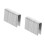 40Pièces Kit Agrafes Louvers Argentées Fiables Pour Réparation Volets 8