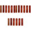 18Pièces Porte-Couverts Bois Marron Pour Décoration Table 5