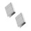 40Pièces Kit Agrafes Louvers Argentées Fiables Pour Réparation Volets 9