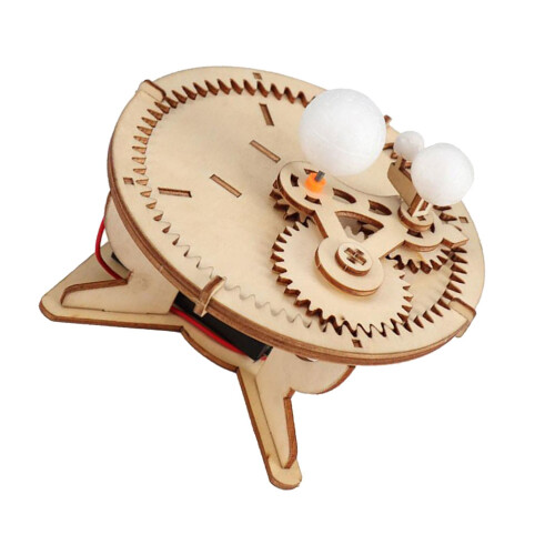 2Pièces Jouet Bois Beige Enfant Educative 1