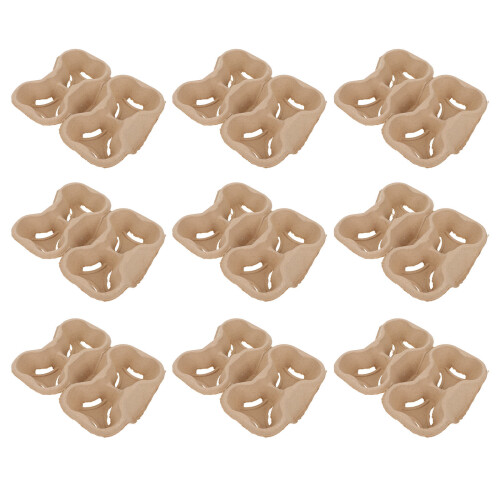 40Pièces Support À Jetable En Pulpe Résistante 2