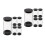 10Pièces Boîte De Transport Golf Transparente Organiseur Compact 4