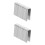 40Pièces Kit Agrafes Louvers Argentées Fiables Pour Réparation Volets 6