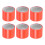 12Pièces Accessoires Running Slap Bracelets Visibilité Orange 1