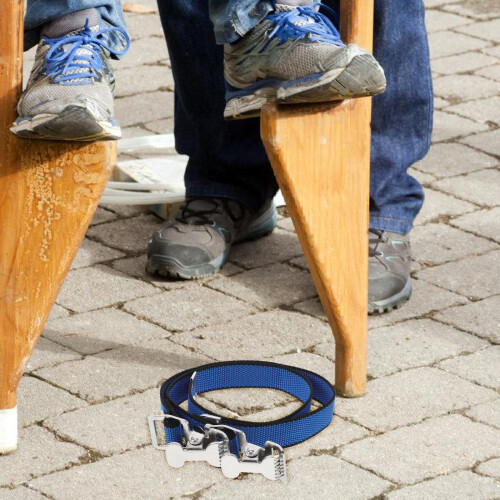 2Pièces Kit Sangles Pour Échasses Avec Attaches Durables Acier 2