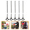 20Pièces Support Noir ABS Fibre Pour Guidon 9