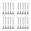 20Pièces Support Noir ABS Fibre Pour Guidon 6
