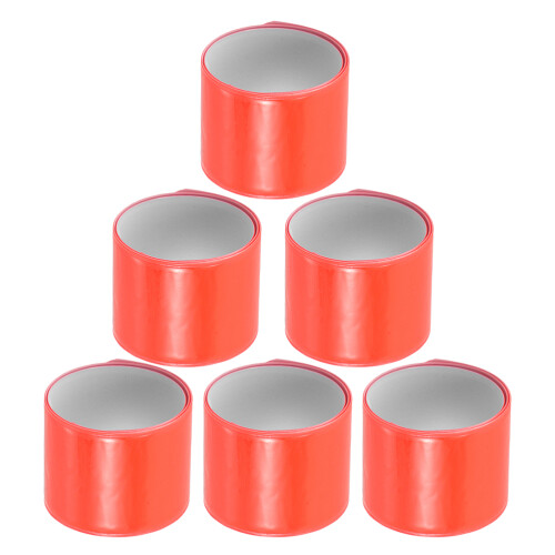 12Pièces Accessoires Running Slap Bracelets Visibilité Orange 1