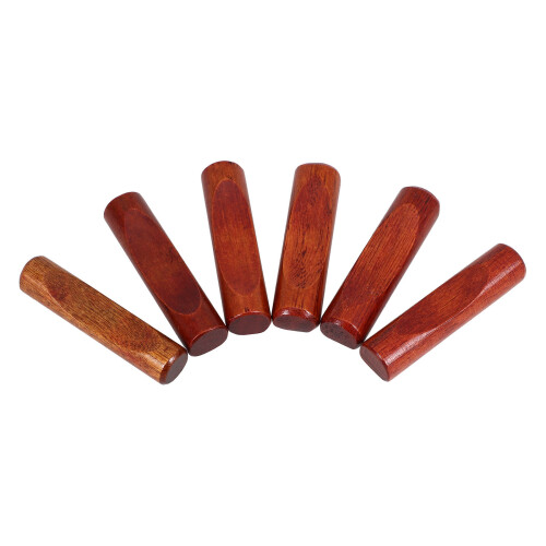 18Pièces Porte-Couverts Bois Marron Pour Décoration Table 2