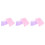 6Pièces Valises Miniatures Violet Pour Décoration Et Rangement 8