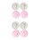 8Pièces Pâte Souvenir Empreintes Bébé Décoration Durable Sécurisée 6