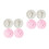 8Pièces Pâte Souvenir Empreintes Bébé Décoration Durable Sécurisée 7