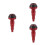 3Pièces Protections Chutes Aluminium Rouge Kit Cadre 8