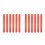 12Pièces Accessoires Running Slap Bracelets Visibilité Orange 7
