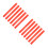12Pièces Accessoires Running Slap Bracelets Visibilité Orange 4