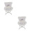 2Pièces Siège Peluche Doux Clip Vent Décoration 3