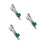 3Pièces Clips Pour Cravate Multifonction Tenue Formelle 5