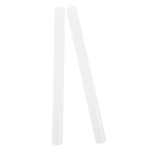 6Pcs White Plastic Dough Rollers Stable Multi-Purpose Baking Tools