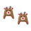 2Pièces Bonnet Bébé Tricoté Motif Cerf Et 6