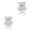 2Pièces Siège Peluche Doux Clip Vent Décoration 6