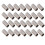250Pcs Silver Alloy Drawstring Cord Buckles Durable Rope End Stoppers 1