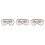 3Pcs Silk Sleep Eye Patch Beige Comfortable Adjustable Night Blindfold 5
