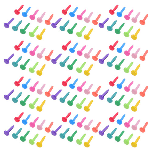 1750Pcs Multicolor Mini Iron Brads Split Leg Fasteners for DIY Crafts 1