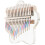 4Pièces Piano Pouce Transparent 17 Tons Kalimba Compact En 2