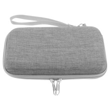 5Pcs Hard Eva Diabetic Meter Case Grey - Shockproof Travel Storage Bag
