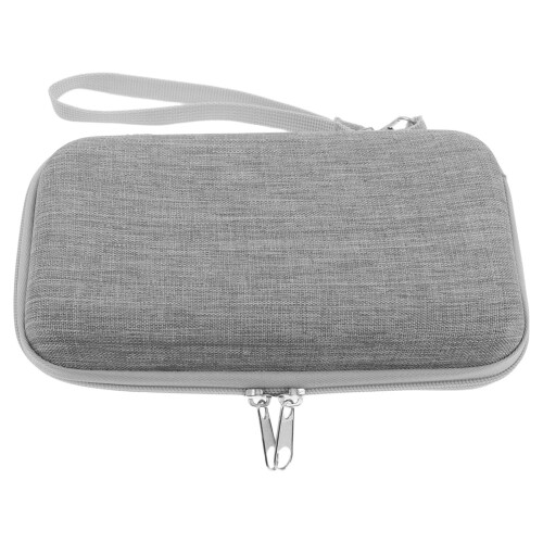 5Pcs Hard Eva Diabetic Meter Case Grey - Shockproof Travel Storage Bag