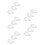 5Pcs Plastic Hose for Vacuum Cupping System & Oxygen Facial Devices 5