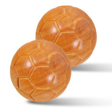 10Pcs Khaki Wood Hand Exercise Balls Durable Baoding Balls for Therapy