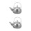 2Pcs Stainless Steel Tea Maker Pot with Removable Infuser Silver 10