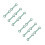 12Pcs Kids Protector Locks Green ABS Baby Safety Drawer Locks for Home 6