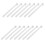 100Pcs Small White Plastic Teaspoon Measuring Spoons for Kitchen Use 9