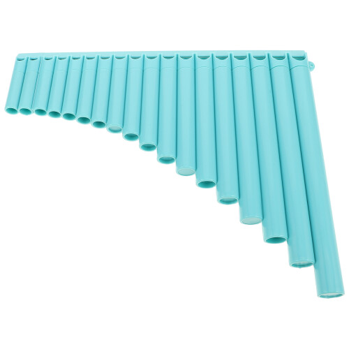 2Sets Beginner Pan Flute for -Blue Plastic Wind Instrument 1